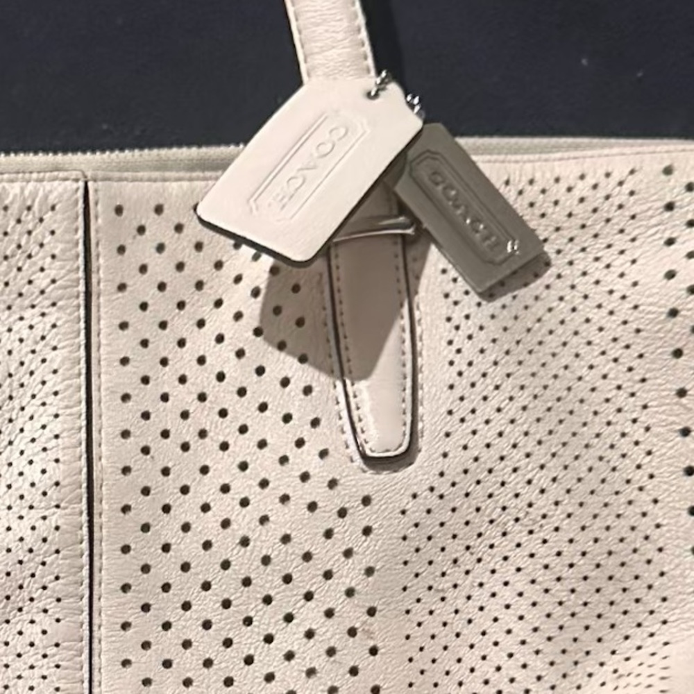 Coach Bleecker Stripe Cooper Shoulder Bag - Picture 3 of 4